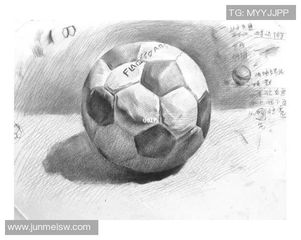球星挥笔描绘足球素描展现赛场激情与艺术魅力